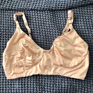 Reversible blush bralette